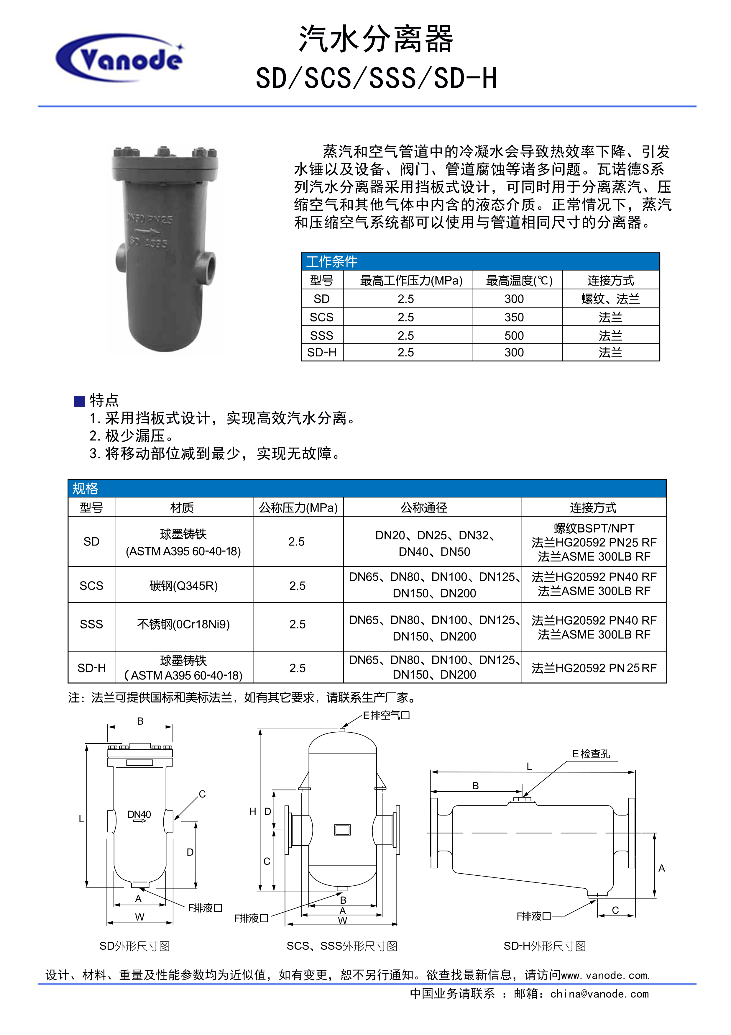 SD/SCS汽水分离器(图1)